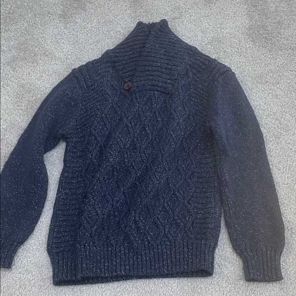 Cat & Jack Other - Boys Size 5T Navy Cable Knit Sweater Cat & Jack